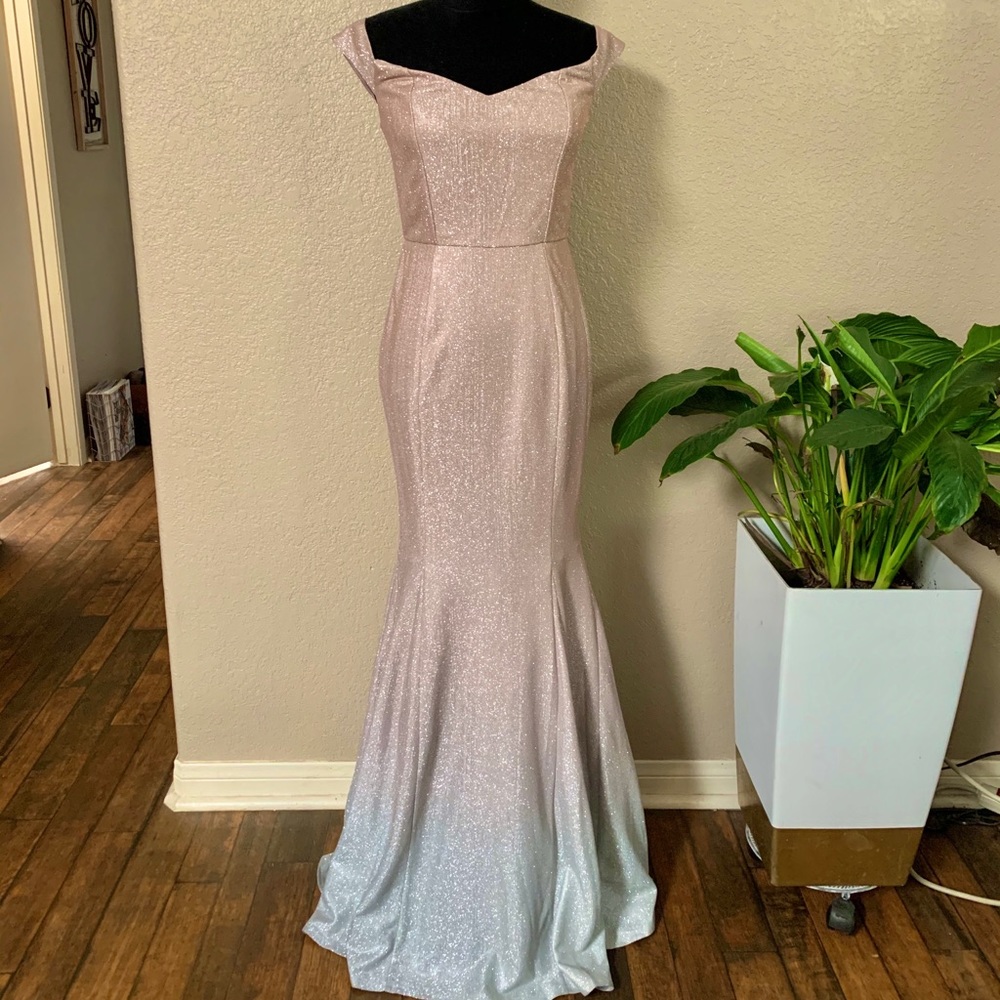 Crystal doll Ombré formal dress gown size 9 - Picture 2 of 7